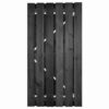 Gardenlux grenen deur Zwart verstelbaar stalen frame 195x100cm Arizona afbeelding  bij Reinier Looij