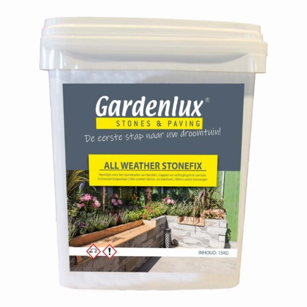 Gardenlux All Weather Stonefix 15kg emmer afbeelding  bij Reinier Looij