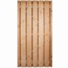 Gardenlux Douglasdeur met stalen frame 195x100cm onbehandeld afbeelding  bij Reinier Looij