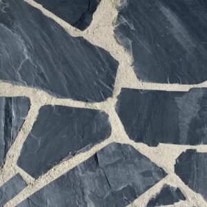 Flagstone pure black 72.5kg p/m² afbeelding  bij Reinier Looij