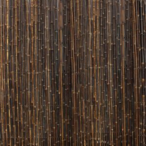 Gardenlux bamboescherm 180x180cm zwart afbeelding  bij Reinier Looij