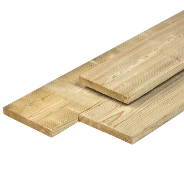 Plank Noord-Europees O/S-IV vuren 2.8x19.5x450cm