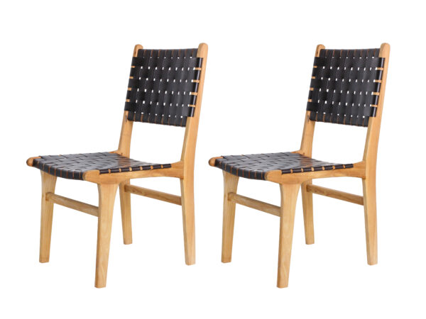 Teak tuinstoel Bantam (set van 2 stoelen)