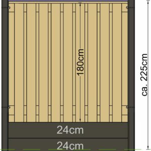 Berton paal IJssel gecoat hoekmodel 308