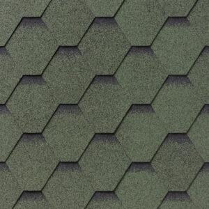 Dakshingles hexagonaal ultra groen