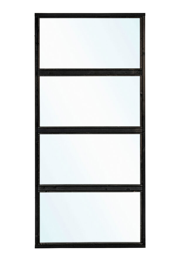 Wandmodule modern zwart 99x224cm