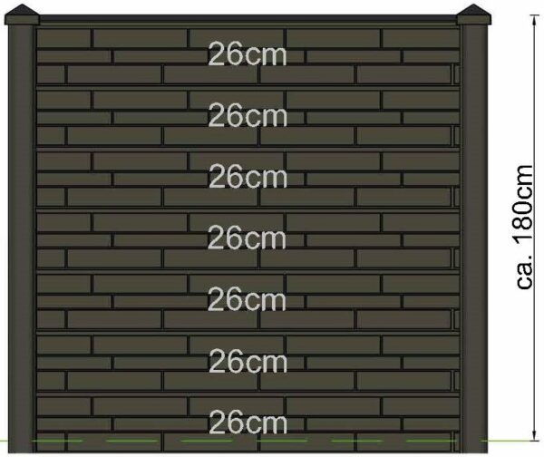 Berton sleufpaal Reest gecoat hoekmodel 246