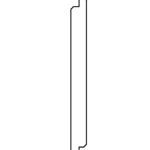 Douglas wisselsponning 1.7x17.5x300cm KD gedroogd 1 zijde glad 1 zijde ruw