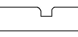 Thermoline Ayous double rhombus profiel geschaafd 2.1x11.5x245cm