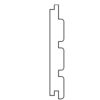 Thermoline Ayous triple rhombus profiel geschaafd 2.1x14.5x450cm