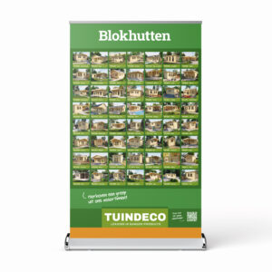 Roll-up banner blokhutten (Nederlandstalig)