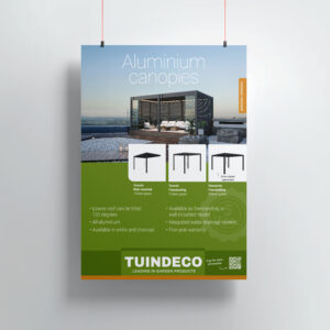 Poster (A0) Aluminium overkappingen (Engelstalig)