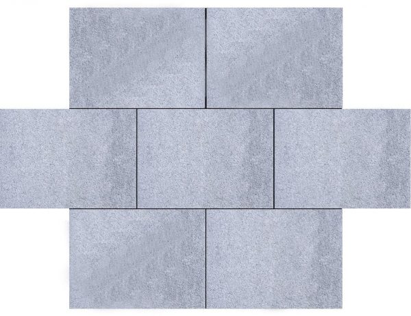 Granulati 20x30x6cm grigio misto Grijs/Zwart