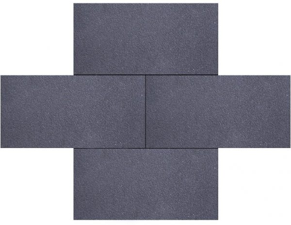 Granulati 30x60x6cm Nero Basalto Zwart