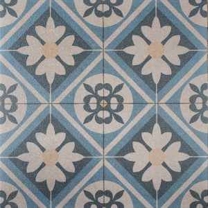 Designo 60x60x3cm Flamed Blue Decor