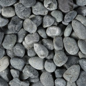 Beach Pebbles zwart 40-60mm - Zakgoed