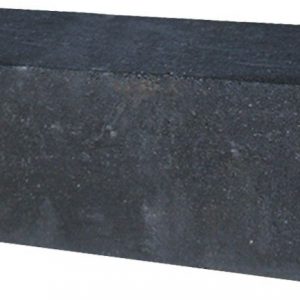 Palissade block 45x15x15cm zwart