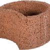 Moonflor Ø35x20cm bruin