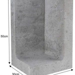 L-Element Hoek 30x30x50cm grijs