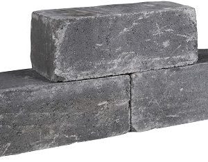 Palinoblock getrommeld 60x15x15cm antraciet