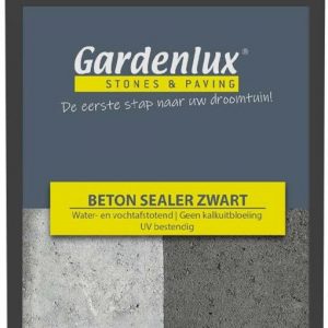 Betonsealer Zwart impregnering met een kleur versterkende werking