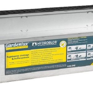 Hydroblob Slimline set grafiet incl. D45 unit SL55 GZ 120x20x30cm